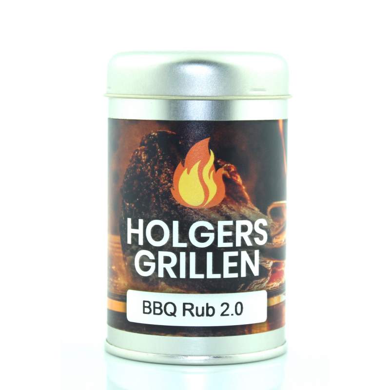 Holgers Grillen BBQ Rub 2.0 Dose 110 g Gewürzzubereitung