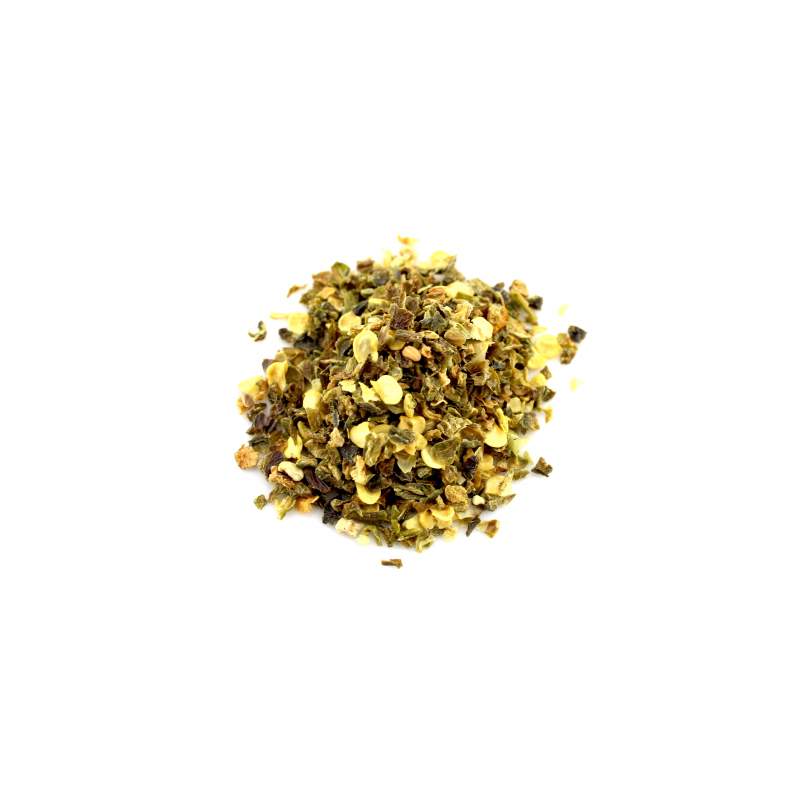 Flame - Chilli Jalapeño Granulat  grün- mittlere Schärfe 50 g